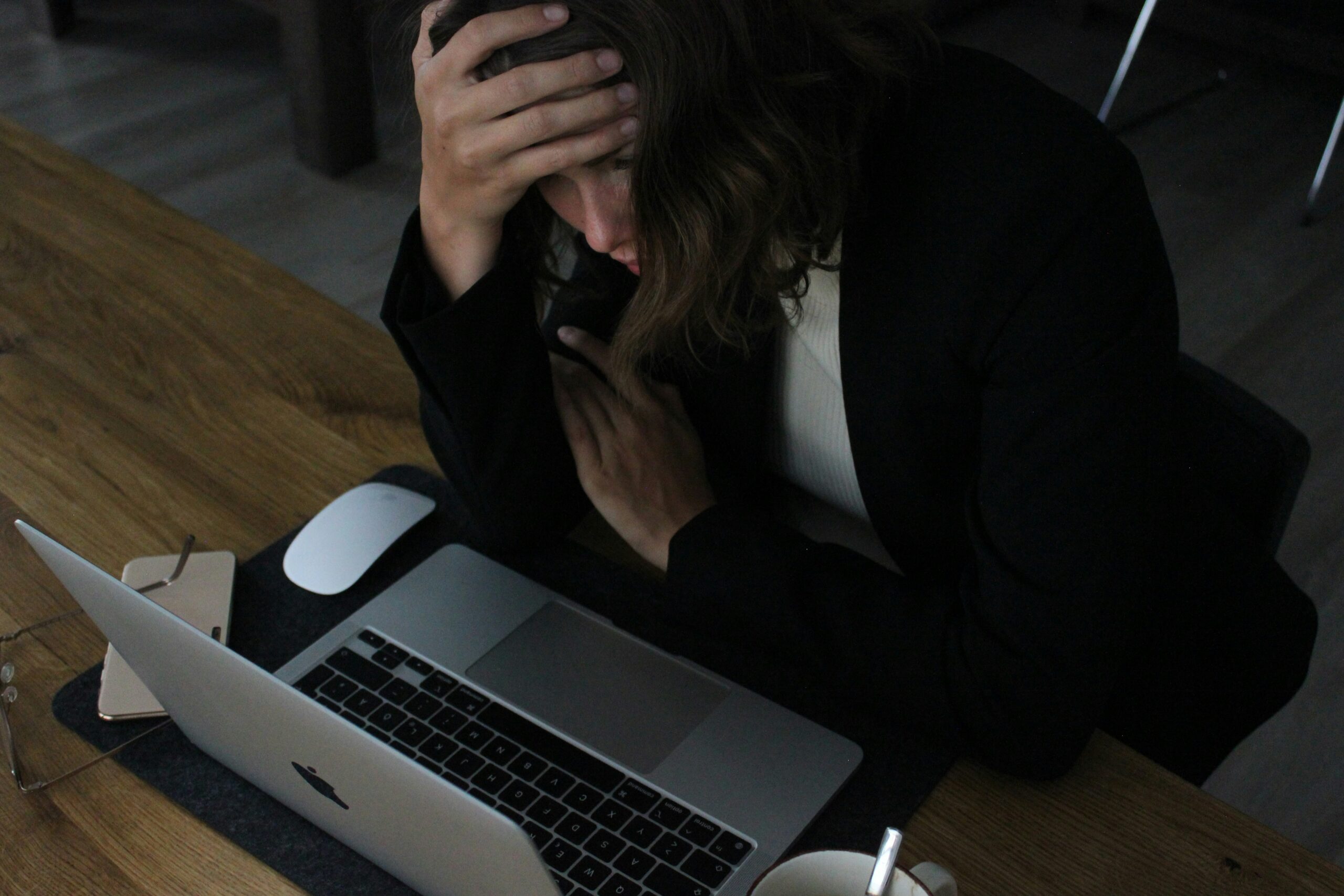 woman at computer