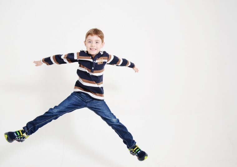 kid jumping