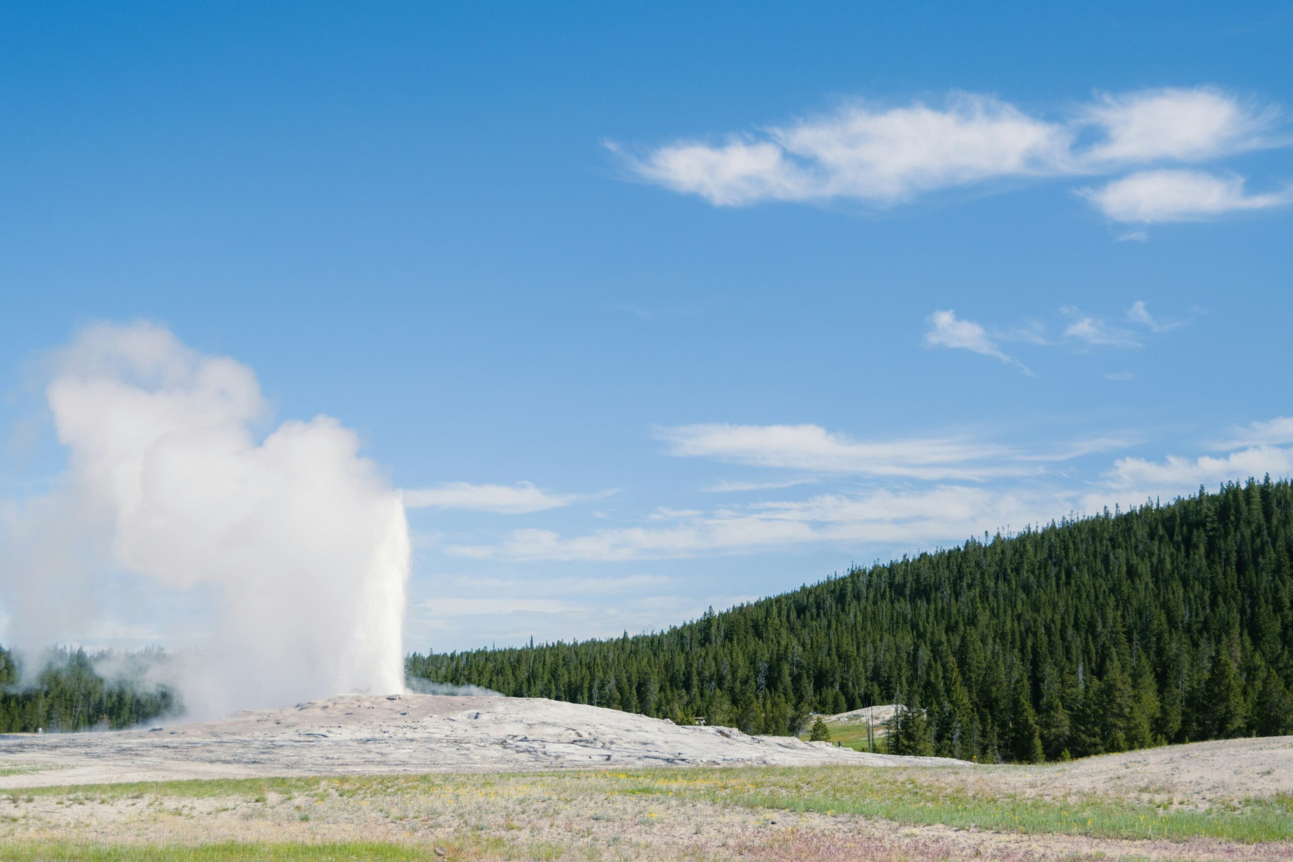 Old Faithful geyser